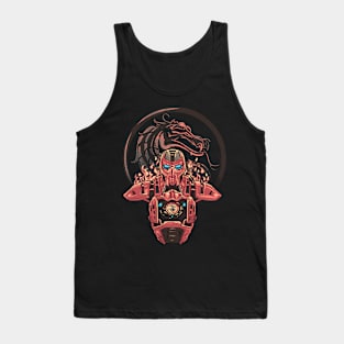 Red Cyborg Tank Top